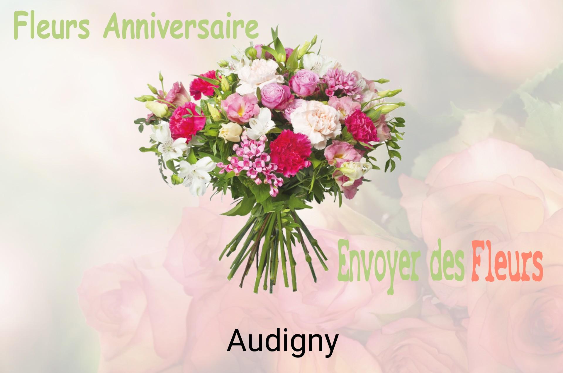Bouquet de fleurs d’anniversaire livré à Audigny